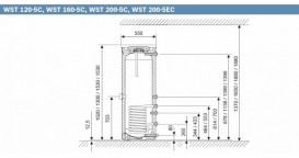 Напольный водонагреватель косвенного нагрева Bosch WST 120-5C 8718543056