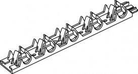 Направляющая для фиксации трубы отопления TECE TECEfloor 14-17 мм самоклеющаяся модульно расширяемая 77570010