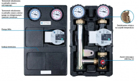 Насосная группа Afriso PrimoTherm K 180-2 DN25 со смесительным клапаном и насосом Wilo 77840