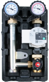 Насосная группа Afriso PrimoTherm K 180-2 DN25 со смесительным клапаном приводом ARM 343 и насосом Wilo 77814