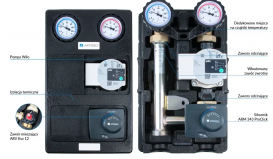 Насосная группа Afriso PrimoTherm K 180-2 DN25 со смесительным клапаном приводом ARM 343 и насосом Wilo 77814