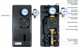 Насосная группа для солнечных систем Afriso PrimoSol 130-1 G ¾'' с циркуляционным насосом Grundfos UPM3 Solar 77886