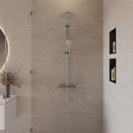 Настенная ниша со встроенной рамой Hansgrohe XtraStoris Original 30х30х7 см матовый черный 56093670