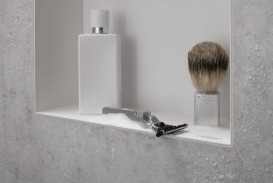 Настінна ніша з вбудованою рамою Hansgrohe XtraStoris Original 30х30х10 см білий матовий 56061700