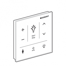 Настенная панель управления для Geberit AquaClean Sela черный/стекло 147.041.SJ.1