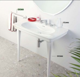 Настенный держатель для полотенец ArtCeram Civitas белый глянцевый CIC003 01;00