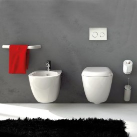 Настінний тримач для рушників ArtCeram Postit 46 см білий глянсовий PSC003 01; 00