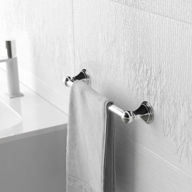 Настенный держатель для полотенец Sonia Genoa латунь хром 107148