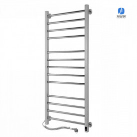 Электрический полотенцесушитель NAVIN Класcик Квадро 500х1200 Sensor подключение слева таймер хром 10-016153-5012