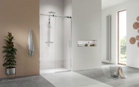 Нерухомий елемент душових дверей Radaway Espera Pro DWJ 56х200 см правий хром/прозоре скло 10091120-01-01R