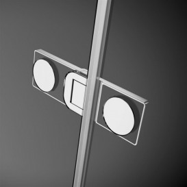 Неподвижный элемент душевой двери Radaway Arta KDJ II 22.7х200 см левый хром плюс/прозрачное стекло 1386040-03-01L