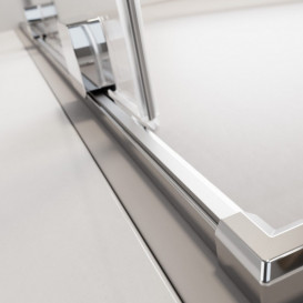 Неподвижный элемент шторки для ванны Radaway Furo PND II 69.4х150 см профиль хром стекло прозрачное 10112694-01-01