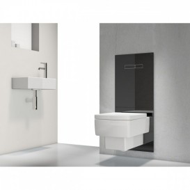 Нижняя стеклянная панель TECE TECElux для установки унитазов-биде TOTO Neorest AC/EW и Geberit AquaClean 8000/8000 plus черная 9650106