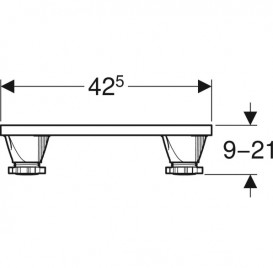 Ніжки для акрилових ванн Geberit 554.911.00.1