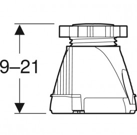 Ножки для душевого поддона из искусственного камня Geberit длиной до 160 см 554.953.00.2