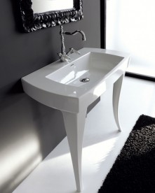 Ножки для раковины ArtCeram JAZZ керамика белый глянцевый JZC002 01;00