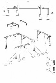 Ножки для ванной Kolo Comfort Plus SNC1