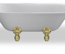 Ніжки для ванни Burlington Claw 4 шт золото L1 GOL