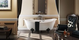 Ножки для ванны Burlington Traditional 4 шт черный E11 BLA