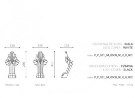 Ніжки для ванни Marmorin Fama декоративні литий камінь хром 566 016 CH