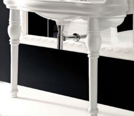 Ніжки керамічні під раковину Kerasan Retro білий 108301