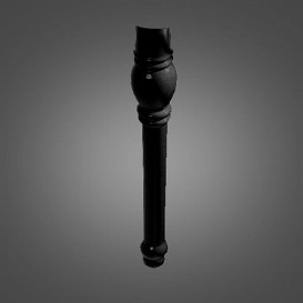 Ніжки керамічні під раковину Kerasan Retro чорні 108304