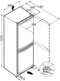 Двокамерний холодильник Liebherr CUel 2331 Comfort нержавіюча сталь/сталь сріблястий CUel 2331-21 001