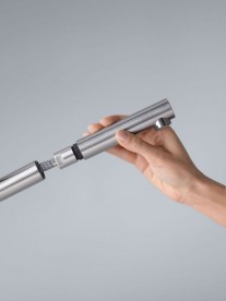 Однорычажный смеситель для кухни  с выдвижным изливом KLUDI TANGENTA 44991F875