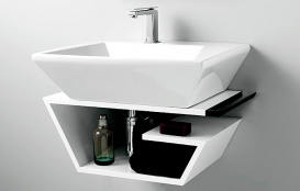 Раковина для ванної підвісна Olympia колекція Crystal біла 09.KR