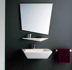 Раковина для ванної підвісна Olympia колекція Crystal біла 09.KR