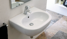 Раковина для ванної підвісна Olympia колекція Nicole біла 29NI