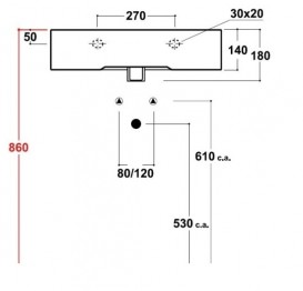 Раковина для ванной подвесная Olympia коллекция Tutto белая TP60