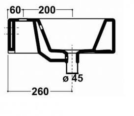 Раковина для ванной подвесная Olympia коллекция Tutto белая TP60