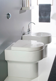 Біде підлогове Olympia колекція Tutto 50х38х42 з переливом ТВ 50