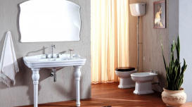 Раковина для ванної на п'єдестал Olympia колекція Impero біла 08.11