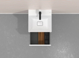 Організатор Hansgrohe IntraStoris 320 для тумби Xevolos 480/475 темний горіх 54230630