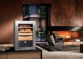 Отдельностоящий сигарный шкаф Liebherr ZKes 453 Humidor стеклопакет с УФ-фильтром/нержавеющая сталь ZKes 453-20 001