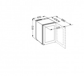 Окремостояча винна шафа Liebherr WKes 653 GrandCru тонований склопакет/легована сталь SmartSteel нержавіюча сталь WKes 653-22 001