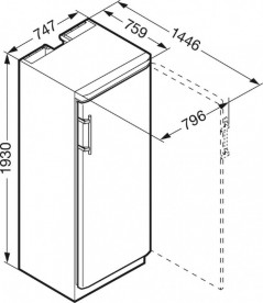 Отдельностоящий винный шкаф Liebherr WKt 6451 GrandCru сталь терра WKt 6451