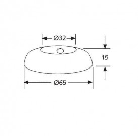 Відбивач для сифона Kludi хром 81074605-00