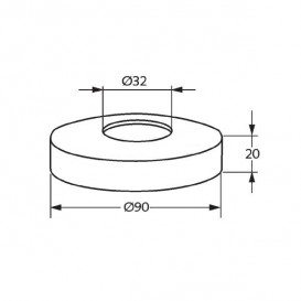 Відбивач для сифона Kludi латунь 81075405-00