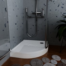 Панель для поддона Miraggio Madrid 800 стеклопластик белый глянцевый 69085501