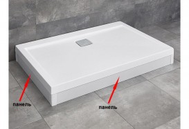 Панель для поддона Radaway Argos 90 см алюминий белый 001-510084004
