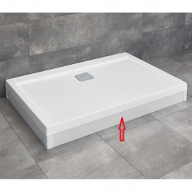 Панель для поддона Radaway Argos D 110 см алюминий белый 001-510104004