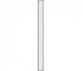 Панель для зливу TECE TECEdrainline для душового трапу пряма скляна 1000 мм білий 601091