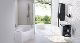 Панель для угловой ванны правая Ravak A Rosa 95 160 R фронтальная акрил CZ58100A00