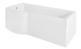 Панель для ванни Besco Inspiro 150х70 см передня + бічна акрил глянцевий білий #OAI-150-II