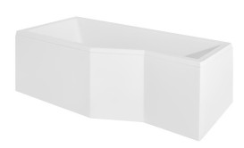 Панель для ванни Besco Integra 170х75 см передня + бічна акрил глянцевий білий #OAI-170-NS