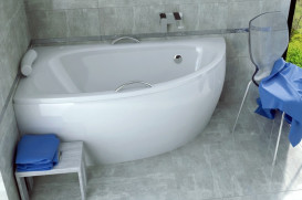 Панель для ванны Besco Milena 150 см левая санитарный акрил глянцевый белый OAM-150-NL