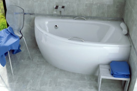 Панель для ванны Besco Milena 150 см правая санитарный акрил глянцевый белый OAM-150-NP